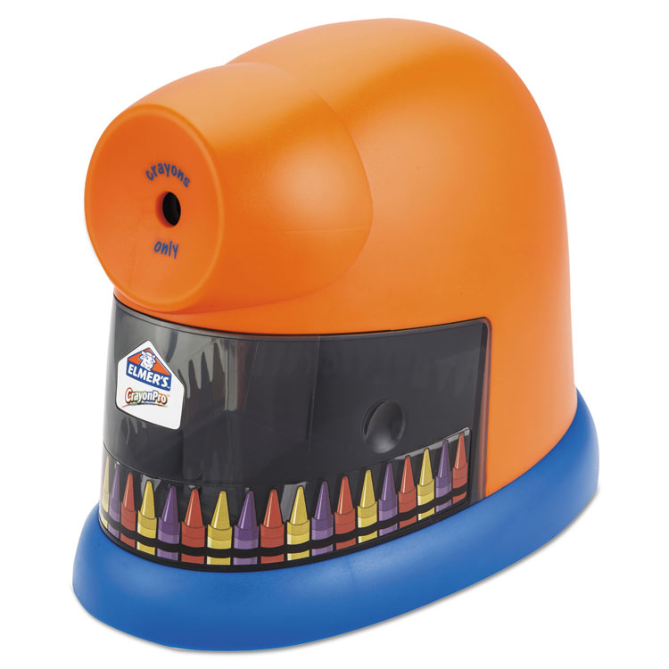 Picture of CrayonPro Electric Crayon Sharpener with Replacable Blade, Orange
