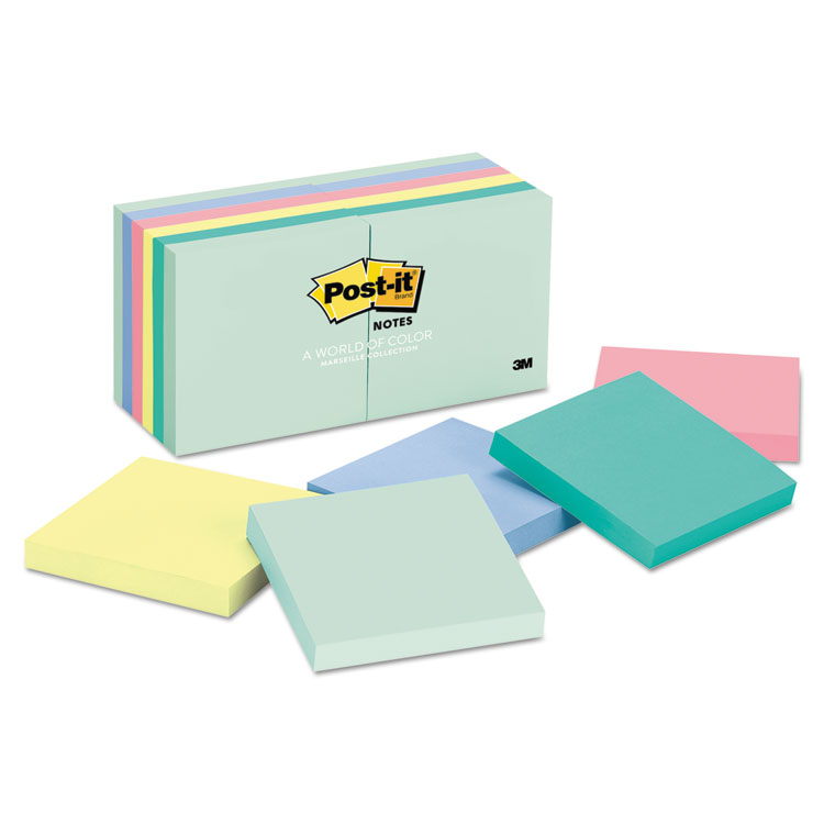 Picture of Original Pads in Marseille Colors, 3 x 3, 100-Sheet, 12/Pack