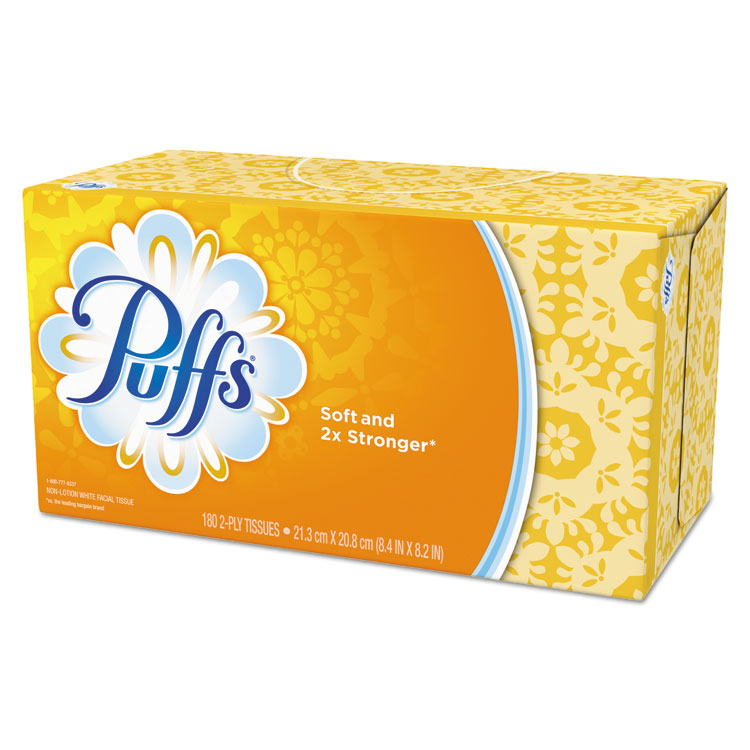 Picture of White Facial Tissue, 2-Ply, 180 Sheets,