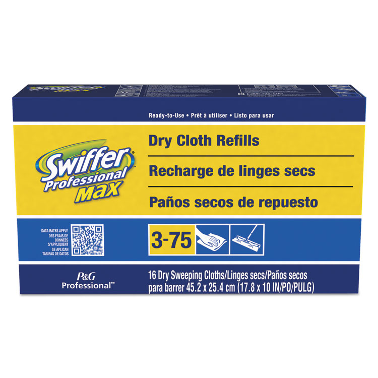 Picture of Refill Cloths, 17 7/8 x 10, White, 16/Box, 6 Boxes/Carton