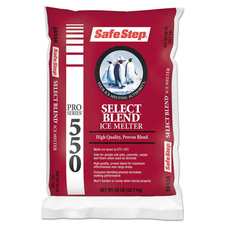 NAS746486, Safe Step® 746486 Pro Select Ice Melt, 50 lb Bag, 49/Pallet