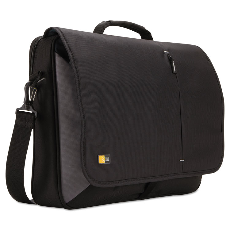 Picture of 17" Laptop Messenger, 3 3/8 X 17 3/4 X 13 3/4, Black