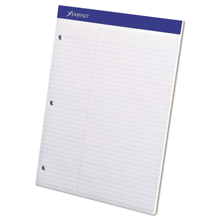 Picture of Double Sheets Pad, Law Rule, 8 1/2 x 11 3/4, White, 100 Sheets