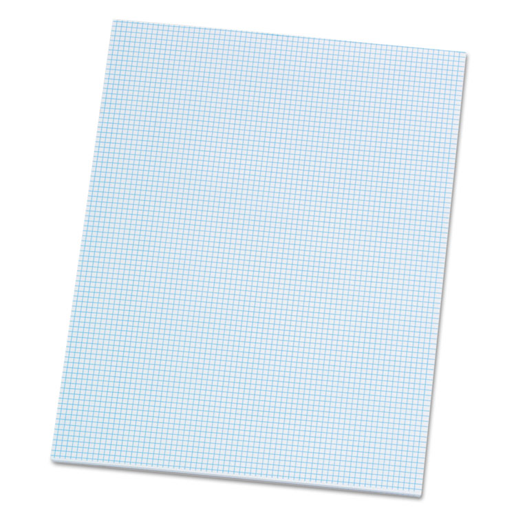 Picture of Quadrille Pads, 8 Squares/Inch, 8 1/2 x 11, White, 50 Sheets