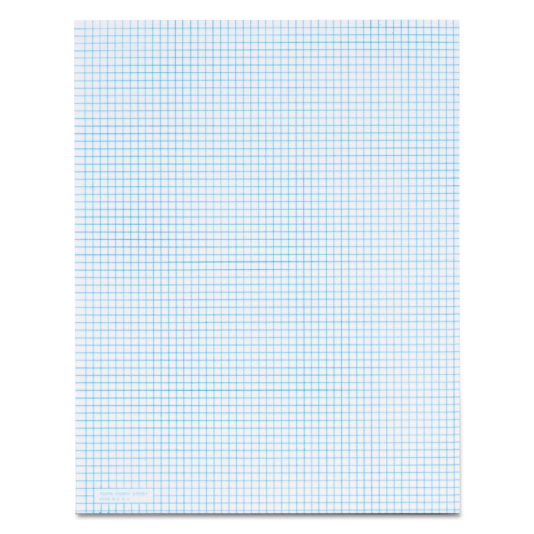 Picture of Quadrille Pads, 6 Squares/Inch, 8 1/2 x 11, White, 50 Sheets