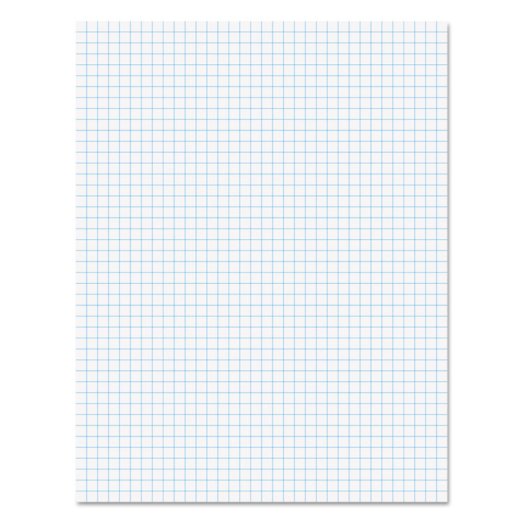 Picture of Quadrille Pads, 4 Squares/Inch, 8 1/2 x 11, White, 50 Sheets