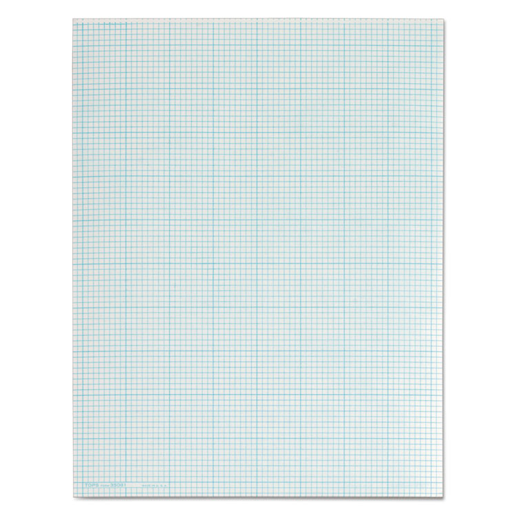 Picture of Cross Section Pads, 8 Squares, 8 1/2 x 11, White, 50 Sheets