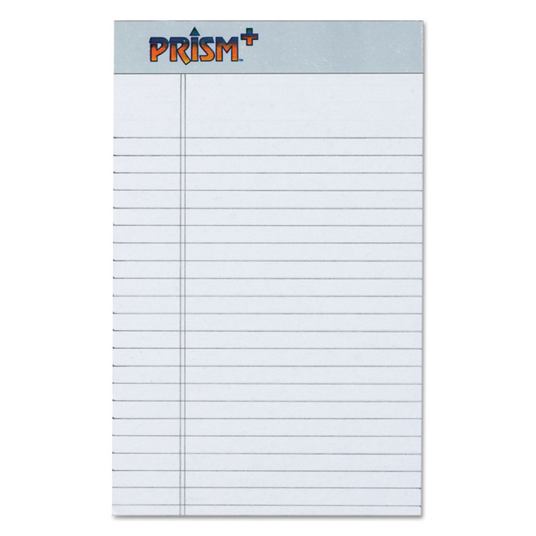 Picture of Prism Plus Colored Legal Pads, 5 x 8, Gray, 50 Sheets, Dozen