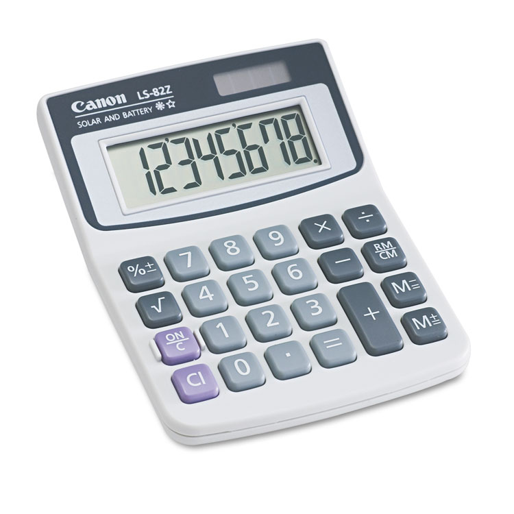 Picture of LS82Z Minidesk Calculator, 8-Digit LCD