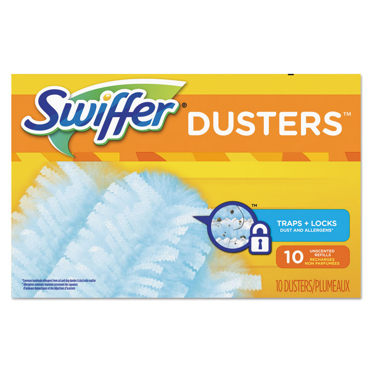 Picture of Refill Dusters, Dust Lock Fiber, Light Blue, Unscented, 10/box