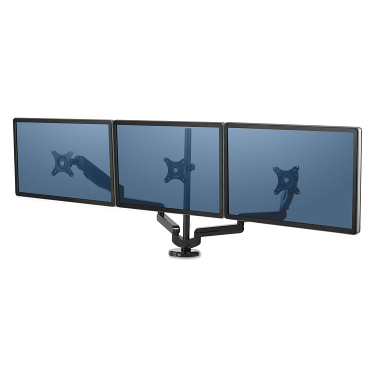 Picture of Platinum Series Triple Monitor Arm, 53 X 6 X 35, Black