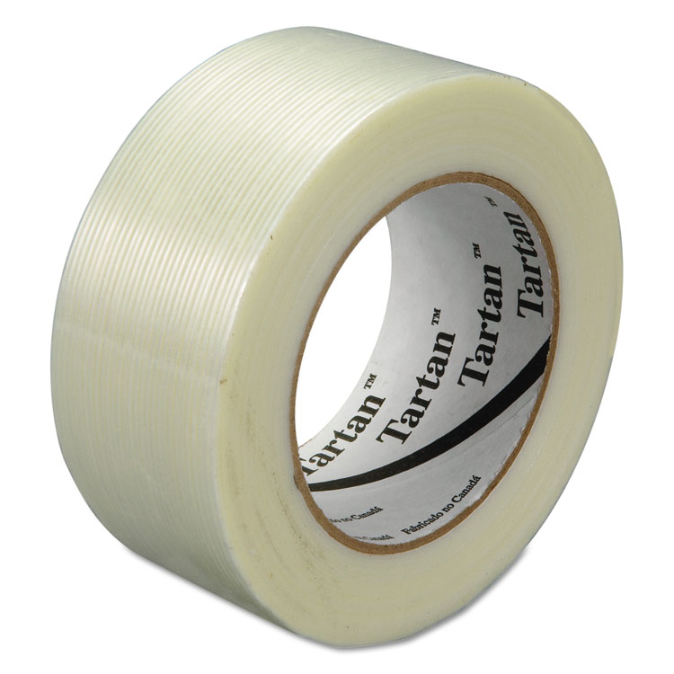 Picture of Filament Tape, 48 Mm X 55 M, 3" Core, Clear, 24/carton