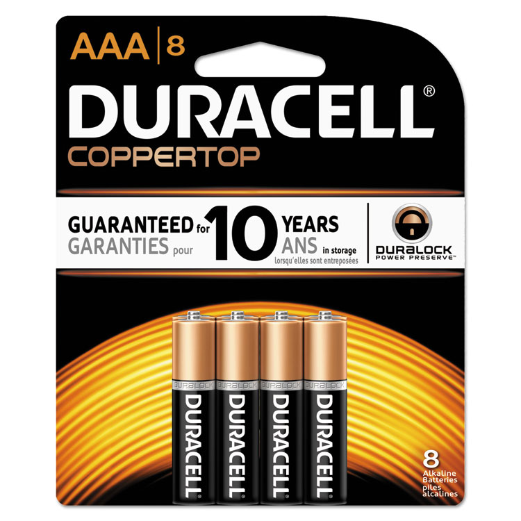 Picture of Coppertop Alkaline Batteries, Aaa, 8/pk, 40 Pk/carton