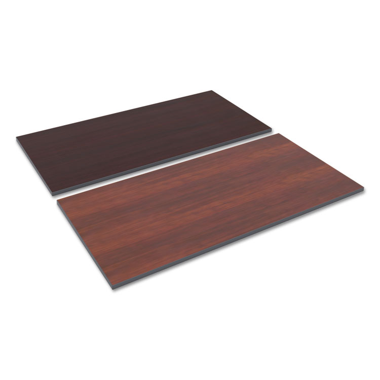 Picture of Reversible Laminate Table Top, Rectangular, 59 1/2w X 29 1/2,med Cherry/mahogany