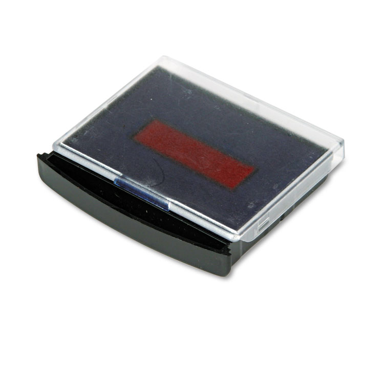 Picture of Replacement Ink Pad for 2000 PLUS Two-Color Word Daters, Blue/Red
