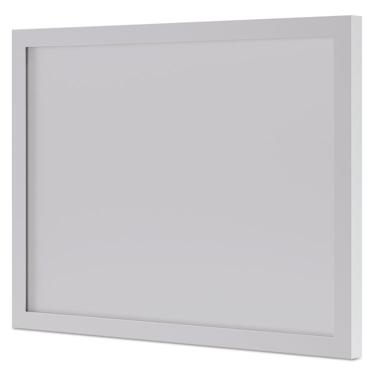 Picture of Bl Series Frosted Glass Modesty Panel, 39 1/2w X 1/8d X 27 3/8h, Silver/frosted