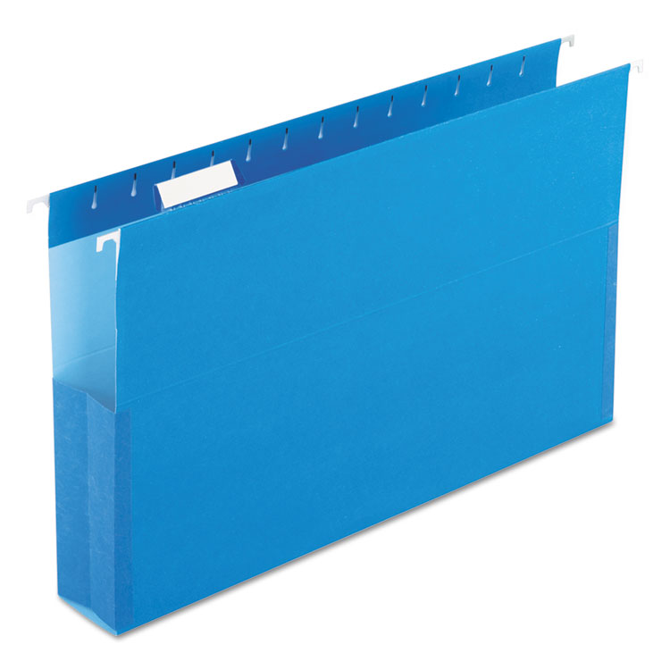 Picture of SureHook Reinforced Hanging Box Files, 2" Expansion, Legal, Blue, 25/Box