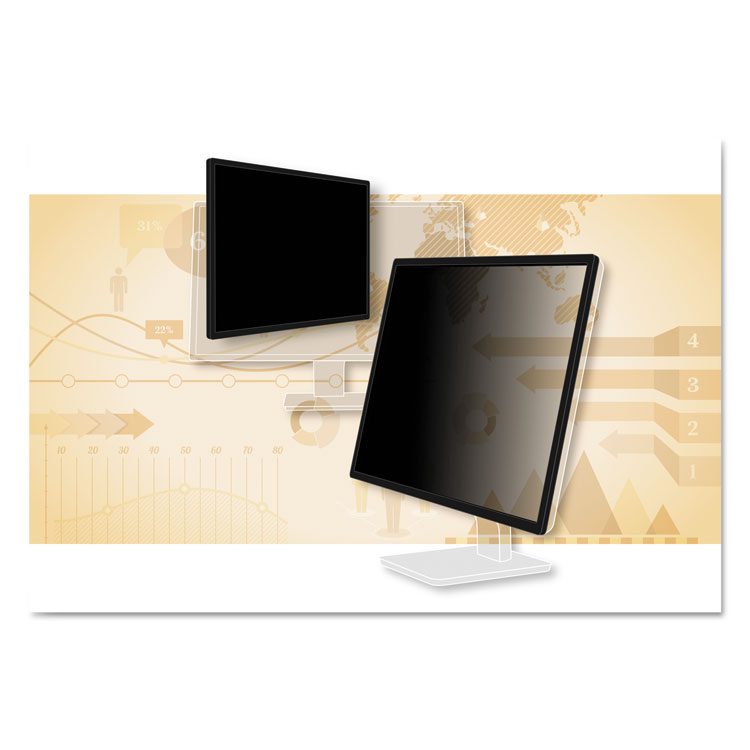 Picture of Blackout Frameless Privacy Filter For 27" Widescreen Lcd Monitor, 16:9