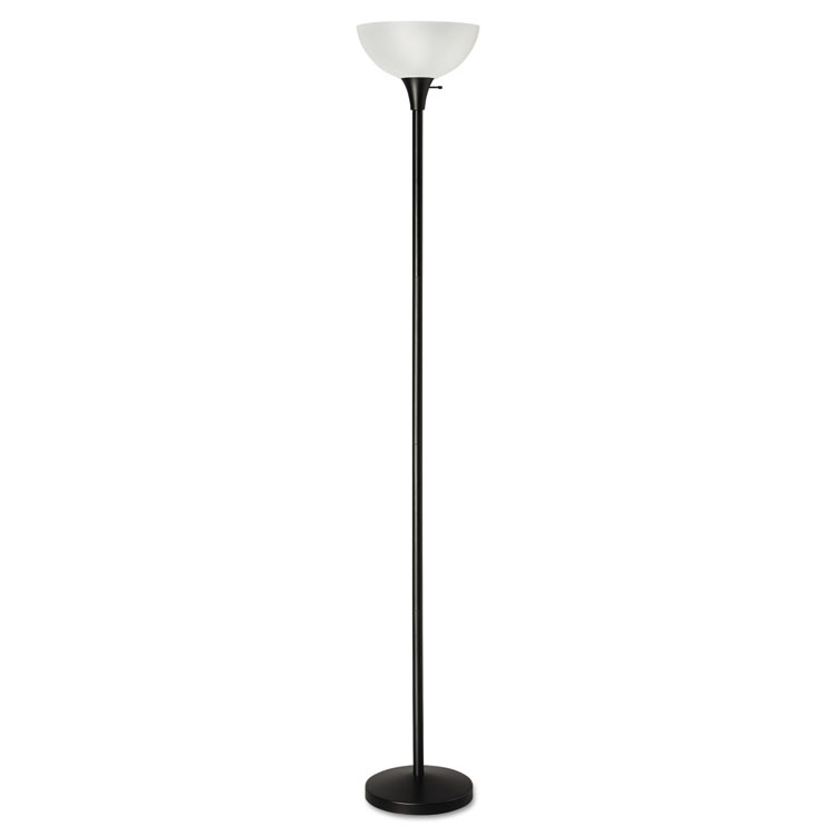 Picture of Floor Lamp, 71" High, Translucent Plastic Shade, Black