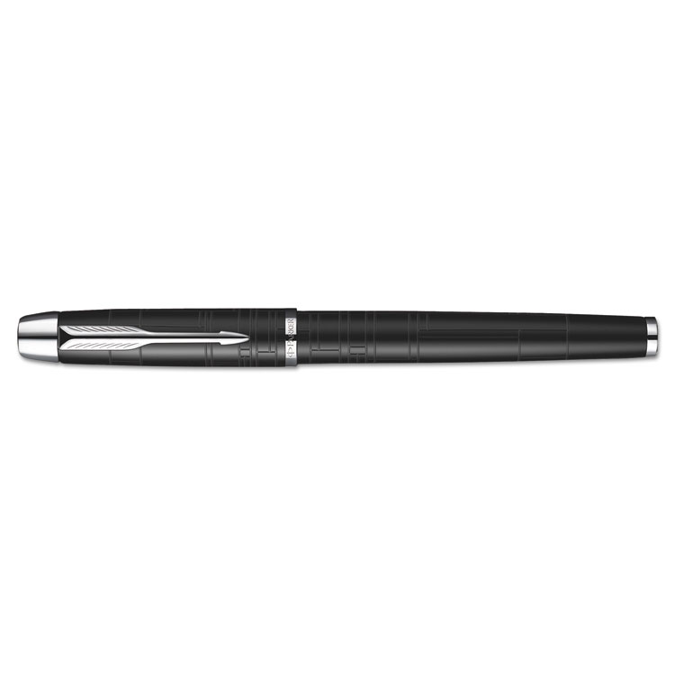 Picture of Im Premium Roller Ball Pen, Black With Chrome Trim, Black Ink, Fine