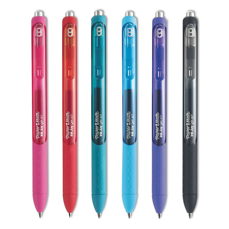 Picture of Inkjoy Gel Retractable Pen, 0.7 Mm, Assorted, 6/pack