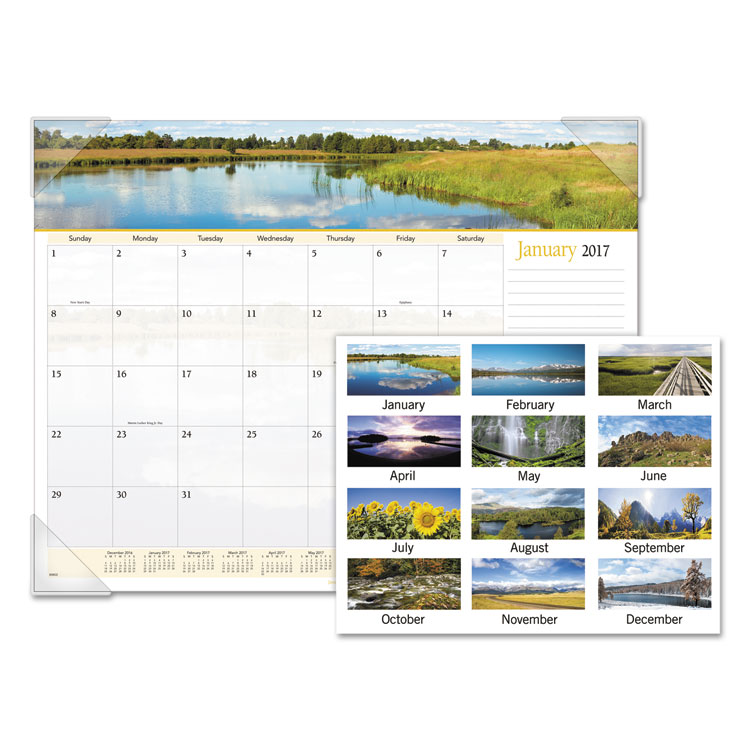 Picture of Landscape Panoramic Desk Pad, 22 x 17, Landscapes