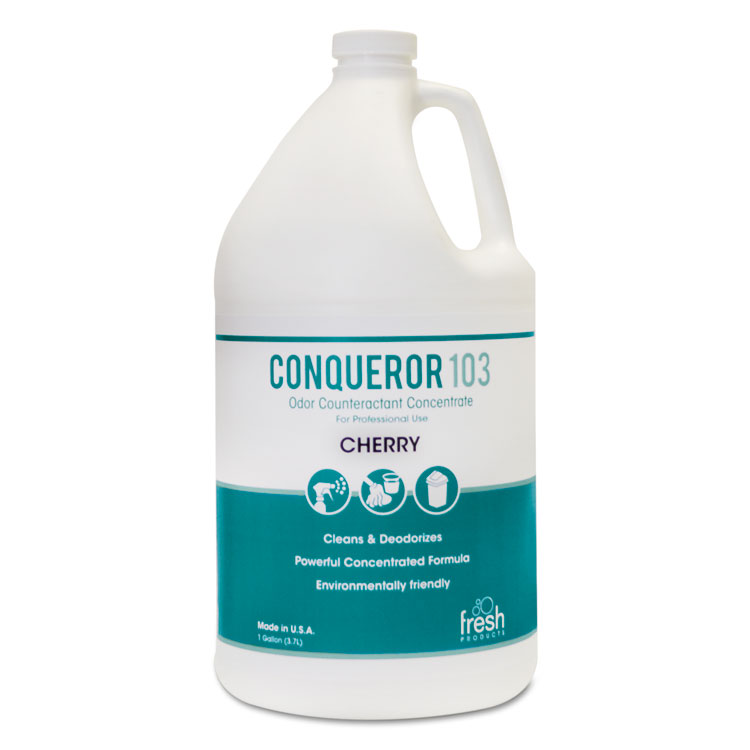Picture of Conqueror 103 Odor Counteractant Concentrate, Cherry, 1 gal Bottle, 4/Carton