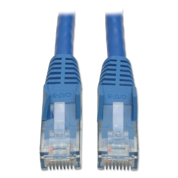 Picture of Cat6 Snagless Molded Patch Cable, 10 Ft, Blue