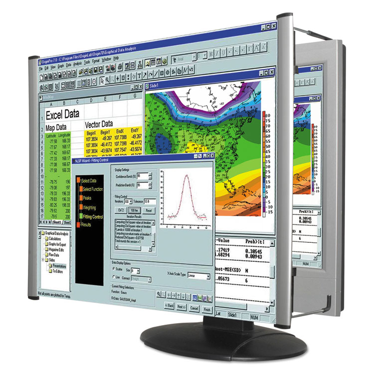 Picture of Lcd Monitor Magnifier Filter, Fits 24" Widescreen Lcd, 16:9/16:10 Aspect Ratio