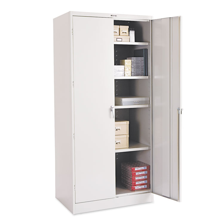 Picture of 78" High Deluxe Cabinet, 36w x 24d x 78h, Light Gray