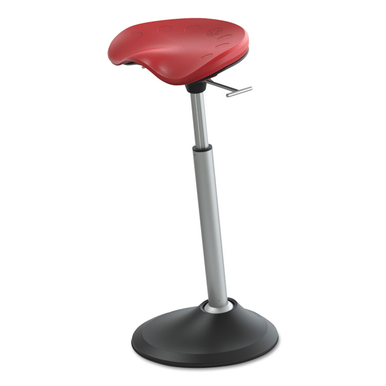 Mobis II Seat by Focal Upright, Red Seat, Red Back, Black Base