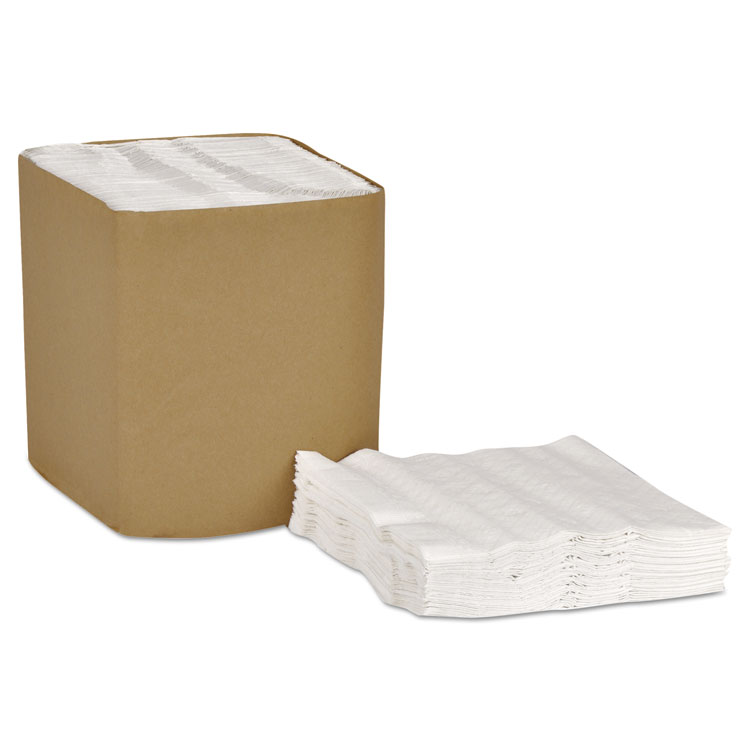 Picture of Universal Dinner Napkins, 1-Ply, 17 X 17, 1/4 Fold, White, 4008/carton