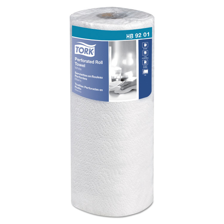 Picture of Handi-Size Perforated Roll Towel, 2-Ply, 11"w X 6 3/4"l, 120/roll, White, 30/ctn