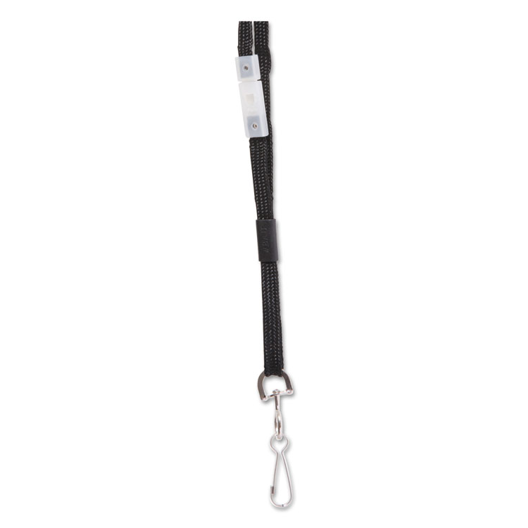 Picture of Safety Breakaway Lanyard With Hook, 36", Black
