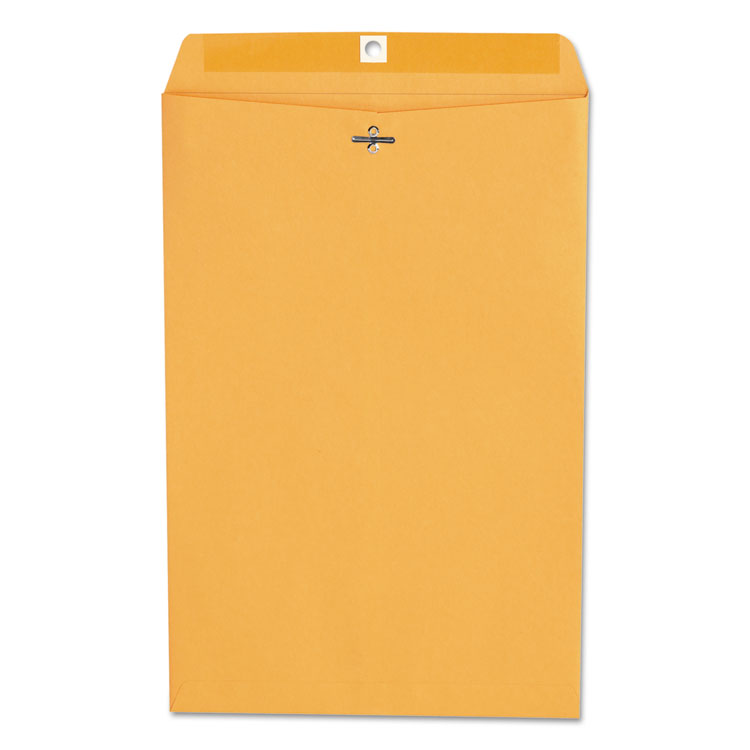 Picture of Kraft Clasp Envelope, Center Seam, 28lb, 10 x 15, Brown Kraft, 100/Box