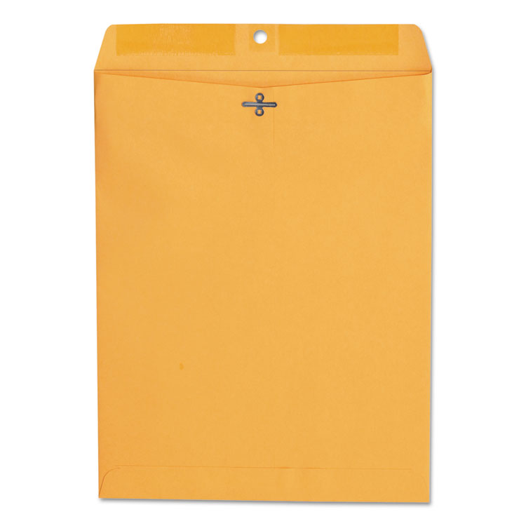 Picture of Kraft Clasp Envelope, Center Seam, 28lb, 10 x 13, Brown Kraft, 100/Box