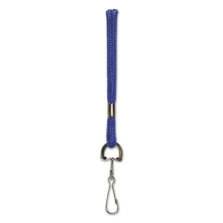 Picture of Rope Lanyard With Hook, 36", Nylon, Blue