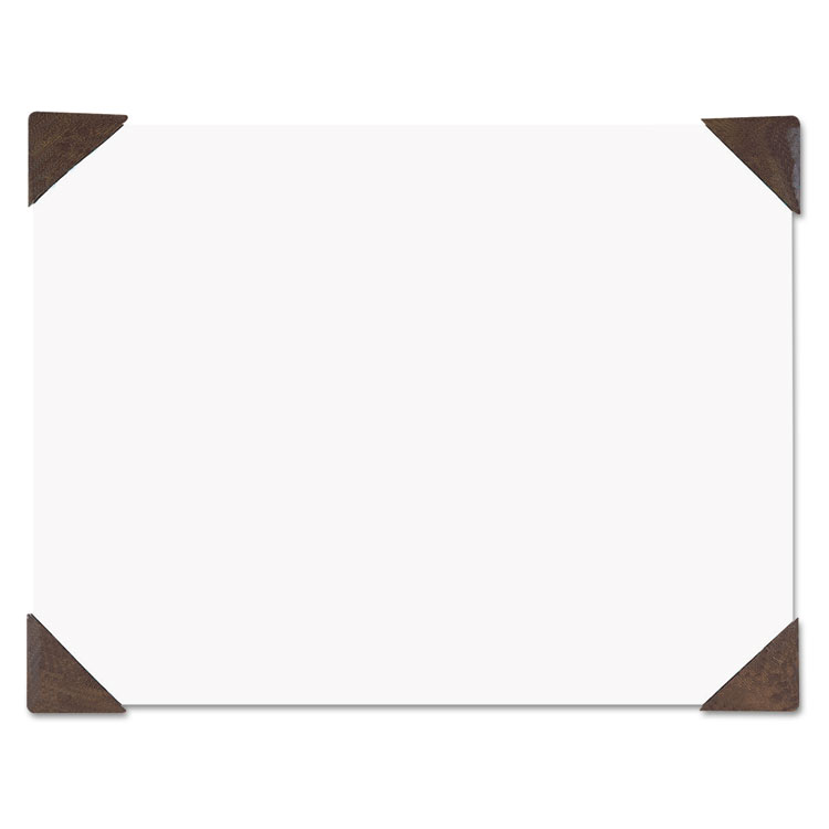 Picture of 100% Recycled Doodle Desk Pad, Unruled, 50 Sheets, Refillable, 22 x 17, Brown