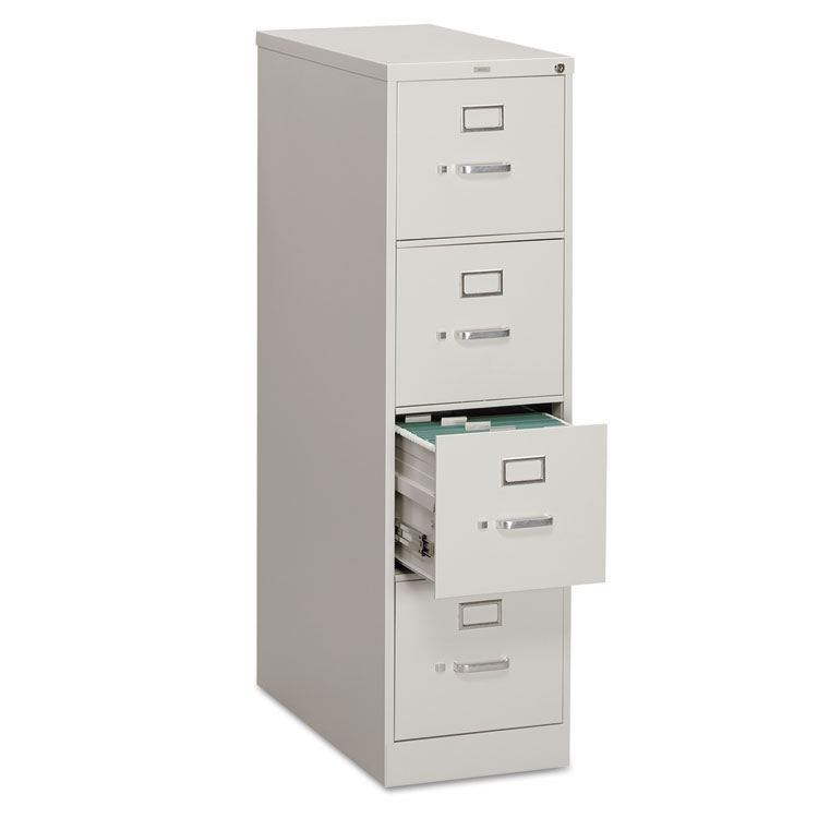 Picture of 310 Series Four-Drawer, Full-Suspension File, Letter, 26-1/2d, Light Gray