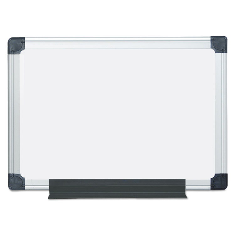 Picture of Value Lacquered Steel Magnetic Dry Erase Board, 18 X 24, White, Aluminum