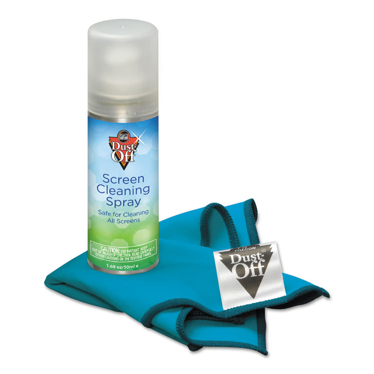 Picture of Laptop Computer Cleaning Kit, 50mL Spray/Microfiber Cloth
