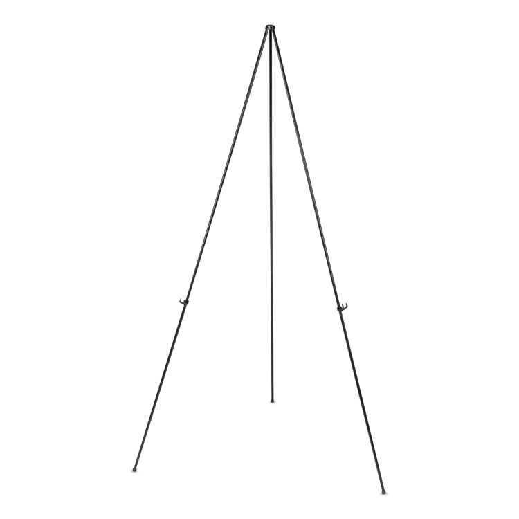 Picture of Instant Setup Foldaway Easel, Adjusts 15" to 61" High, Steel, Black