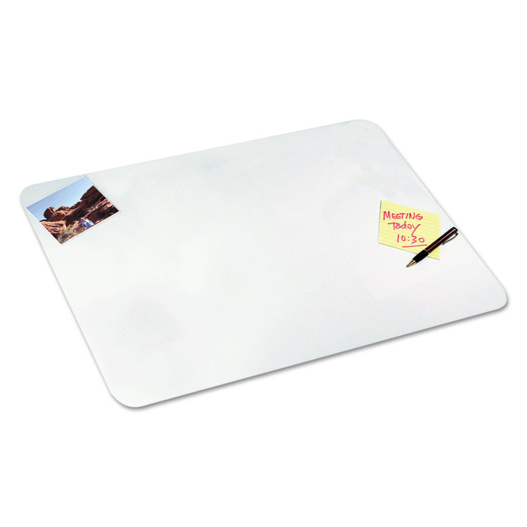 Picture of Clear Desk Pad With Microban, 19 X 24, Plastic