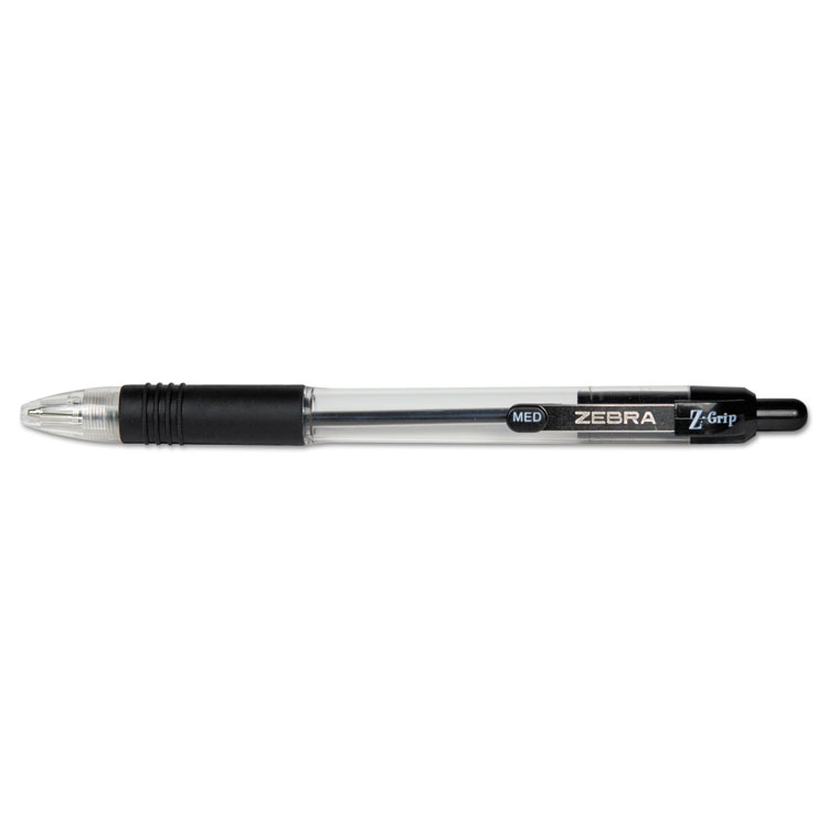 Picture of Z-Grip Retractable Ballpoint Pen, Black Ink, Medium, Dozen
