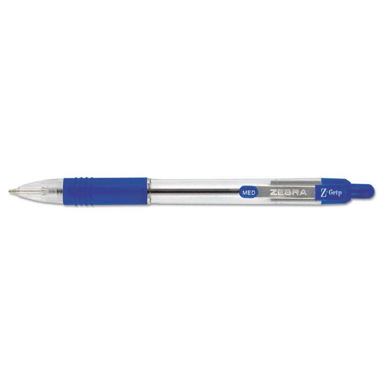 Picture of Z-Grip Retractable Ballpoint Pen, Blue Ink, Medium, Dozen