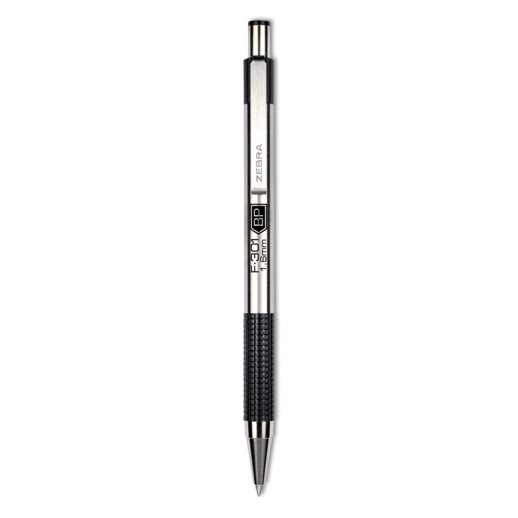 Picture of F-301 Ballpoint Retractable Pen, Black Ink, Bold, Dozen