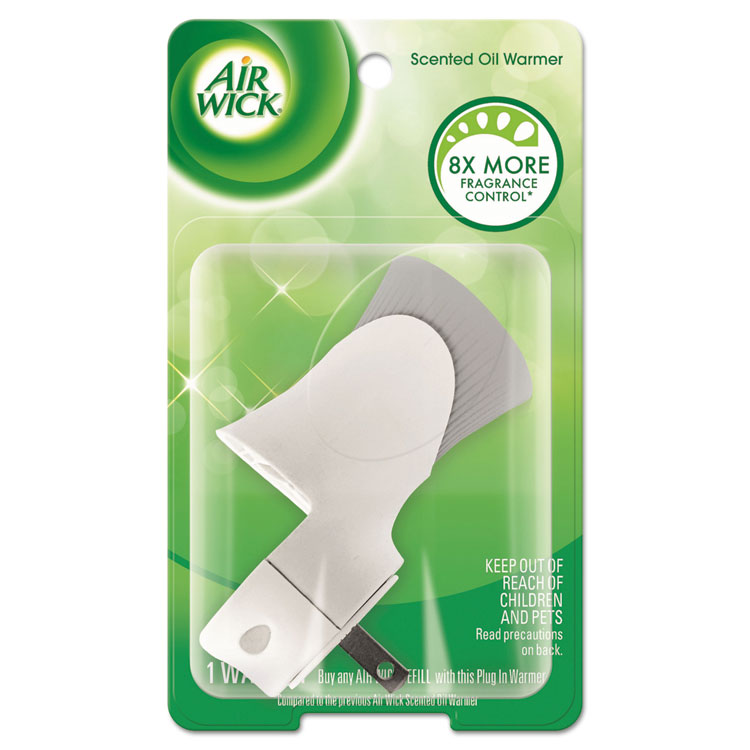 SCENTED OIL WARMER, 1.75" X 2.69" X 3.63", WHITE/GRAY, 6/CARTON