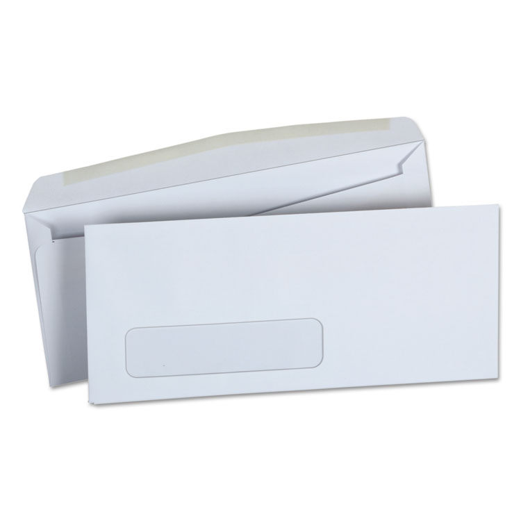 Picture of Window Business Envelope, Side, #10, 4 1/8 x 9 1/2, White, 500/Box