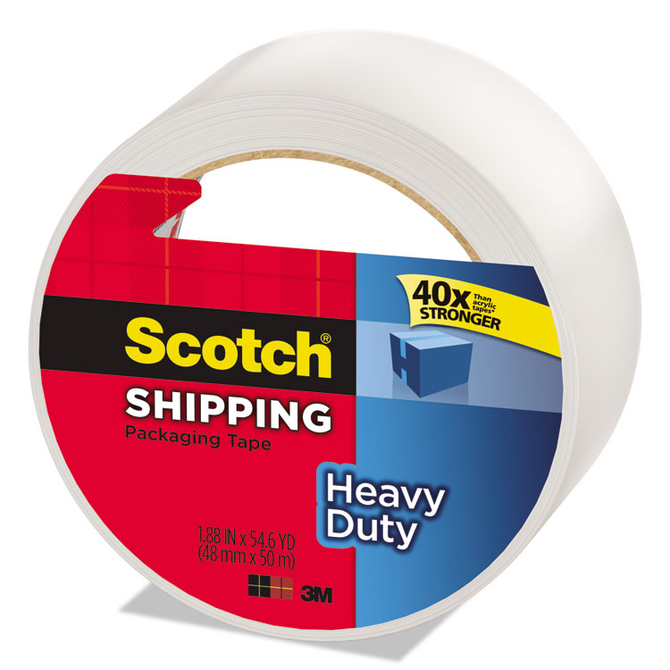 Picture of 3850 Heavy-Duty Packaging Tape, 1.88" x 54.6yds, 3" Core, Clear