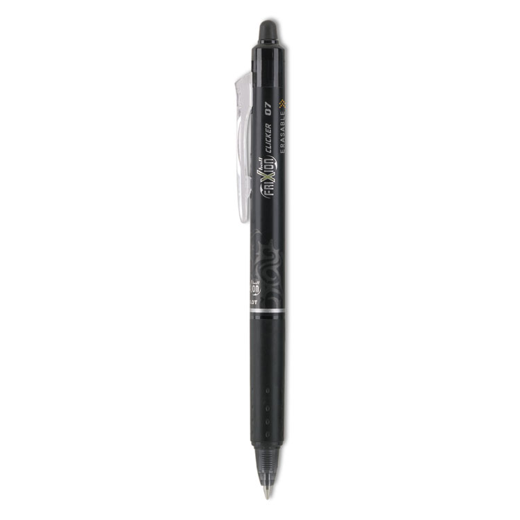 Picture of FriXion Clicker Erasable Gel Ink Retractable Pen, Black Ink, .7mm, Dozen